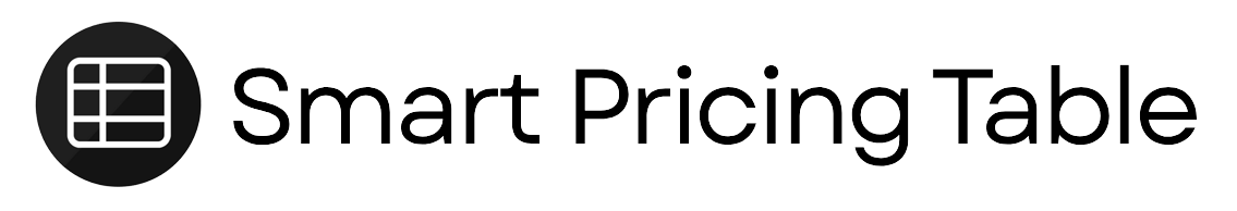 Smart Pricing Table